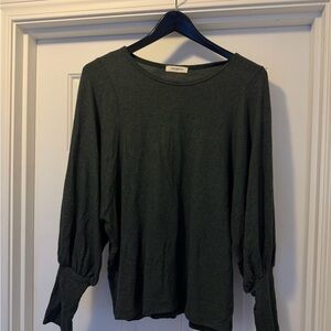 Promesa Dark Green Long Sleeve Top
